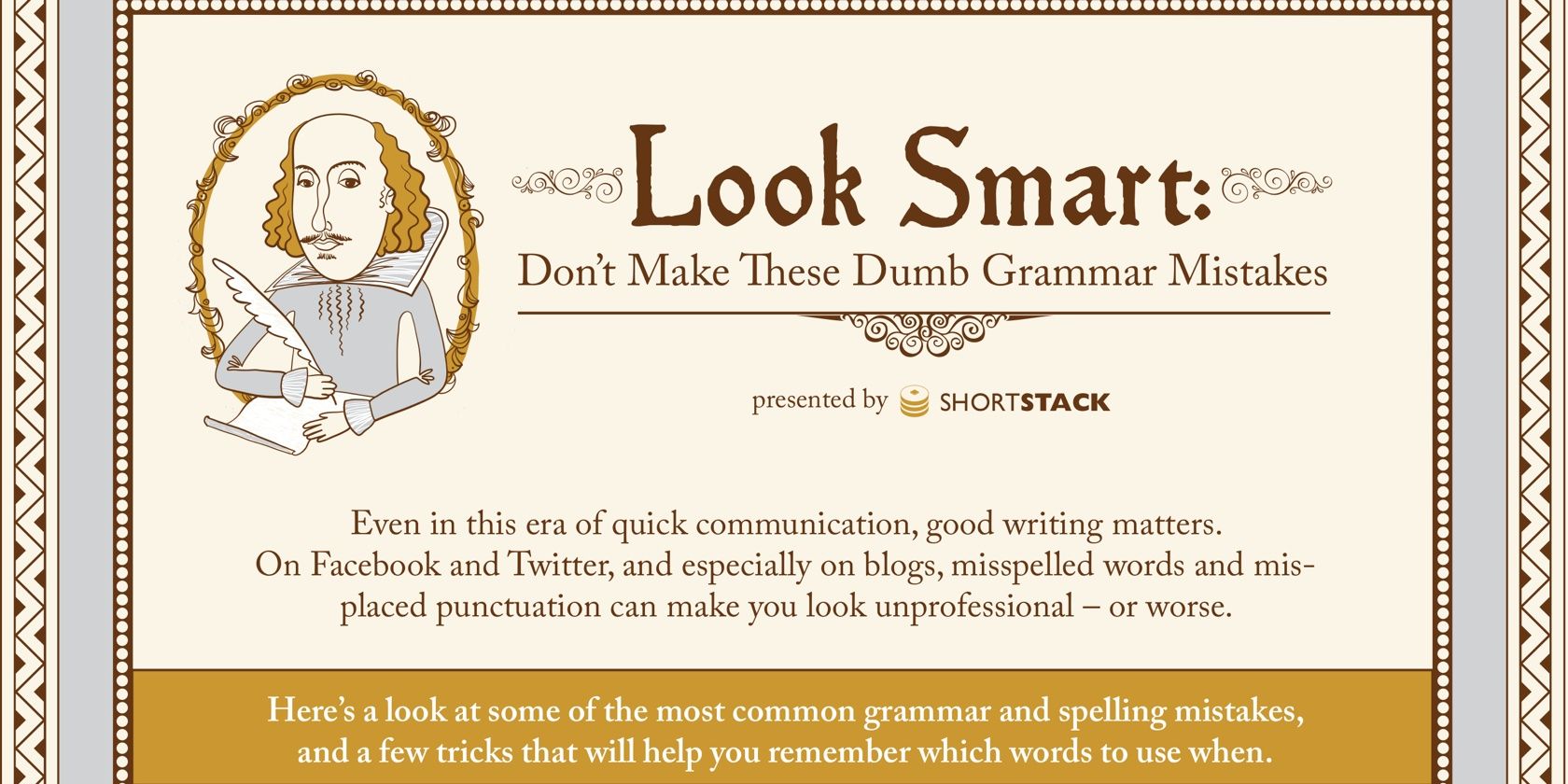 It may sound. Grammar mistakes. You look Smart. Writing Grammar. Make a mistake.