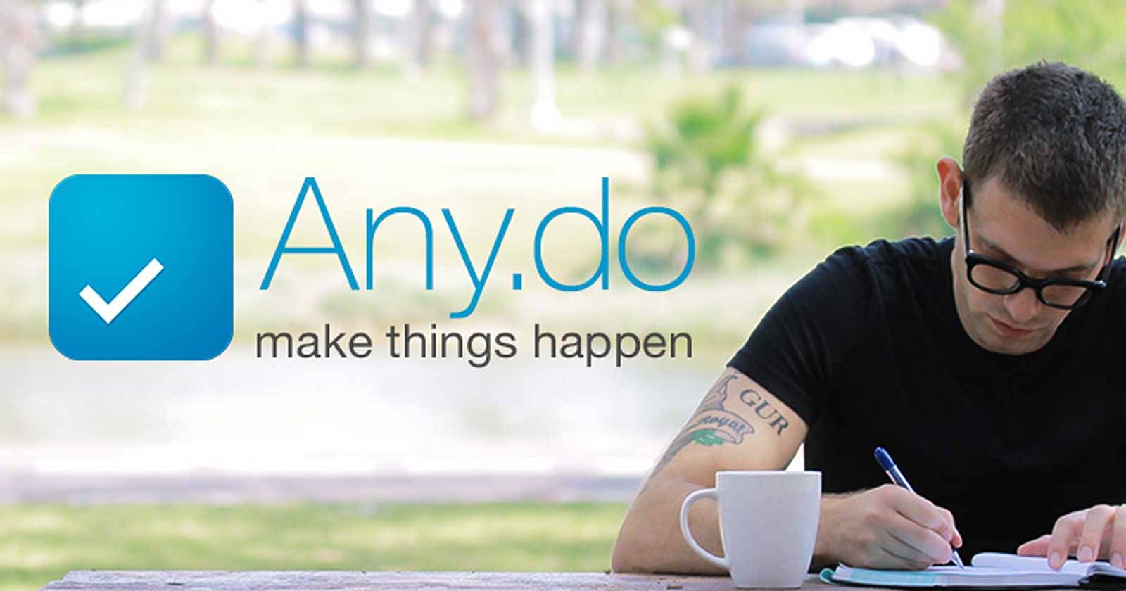 Any.do Launches Web App To Ramp Up Your Productivity From Any Browser