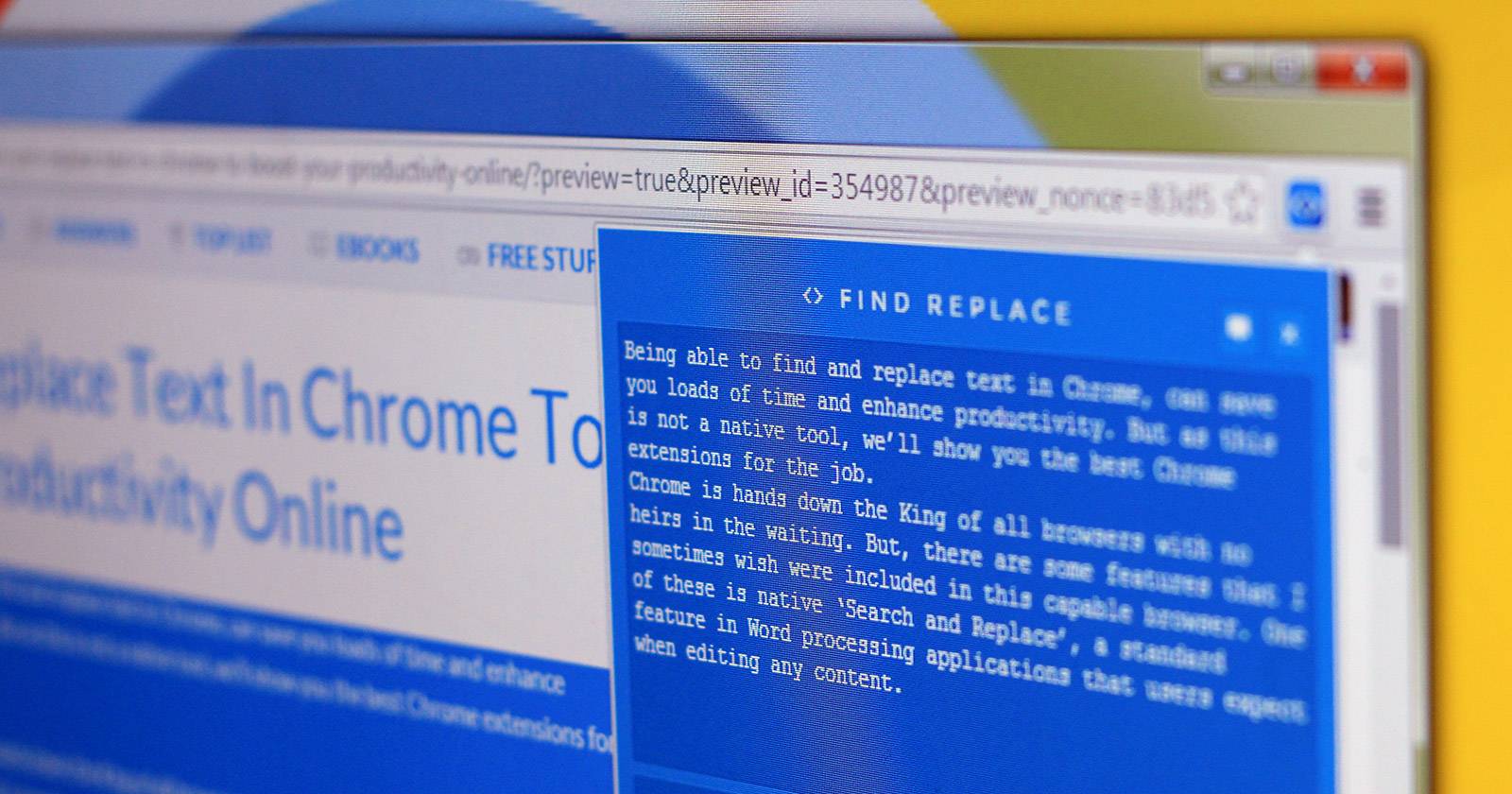 How to Search and Replace Text in Chrome to Boost Your Productivity Online