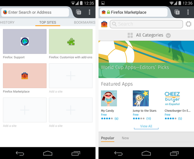 How To Run Firefox OS Apps In Your Android Browser