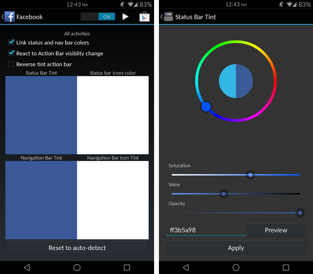 Status Button Color How To Get An iOS-like Colorful Status Bar On Any Android Device