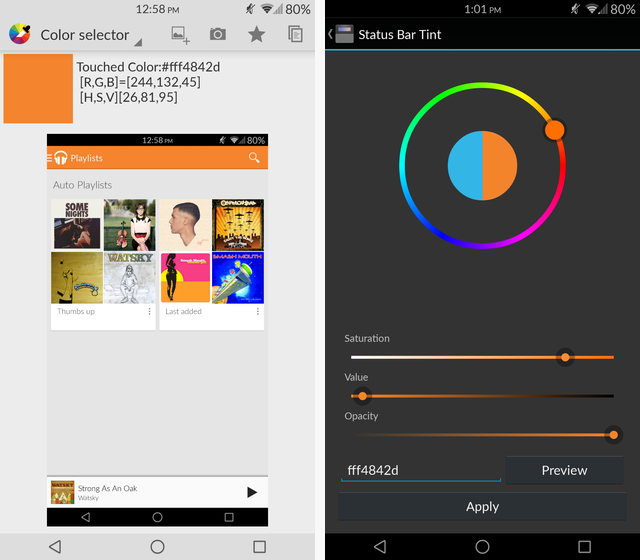 How To Get An iOS-like Colorful Status Bar On Any Android Device