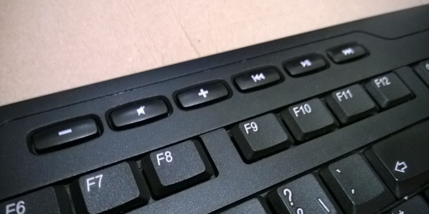 media keys on keyboard