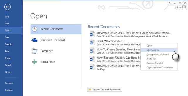 10 Simple Office 2013 Tips That Will Make You More Productive
