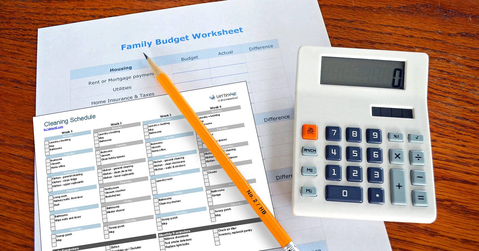 10 Spreadsheet Templates To Organize Your Home