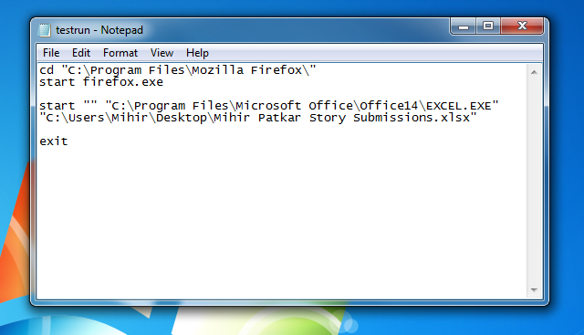 How to Start Multiple Windows Programs in a Batch