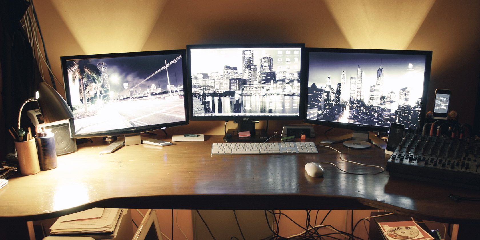 dual imac monitor setup