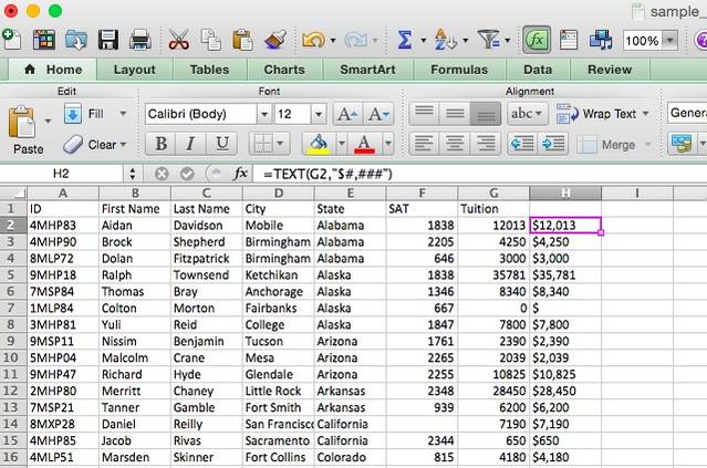 Saving Time with Text Operations in Excel