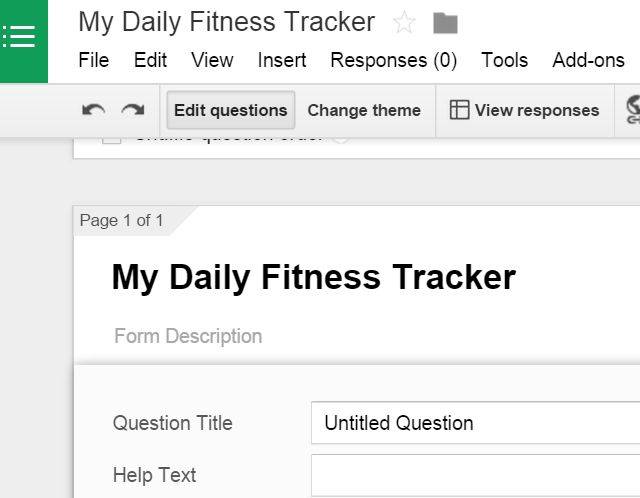 Track Key Areas of Your Life In 1-Minute with Google Forms
