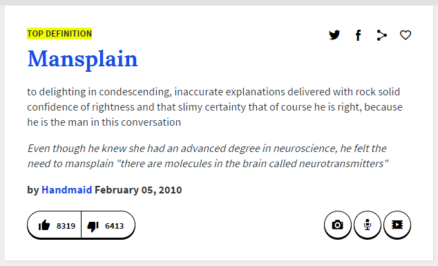 What Is Mansplaining? The Origins (And Misuse) of the Term