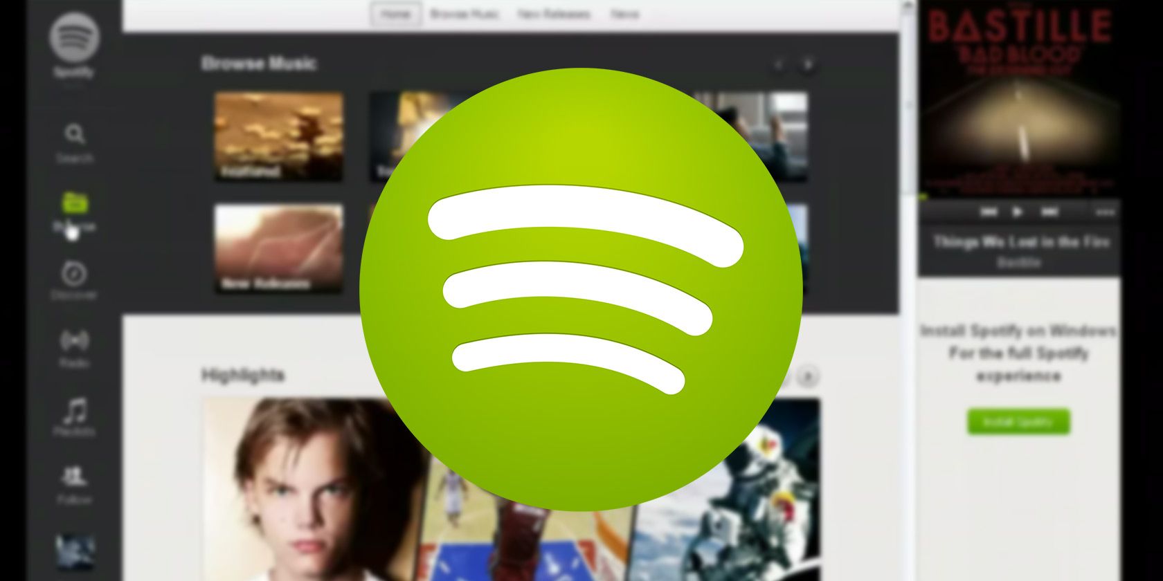 difference between web spotify and downloading on pc