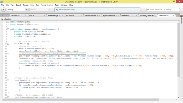 Unity Monoscript Start Get Started Making Virtual Reality Games in Unity 5 for Free