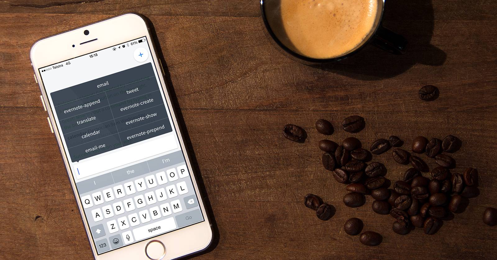 Input is an iPhone Command Line for Evernote, Gmail & Much More