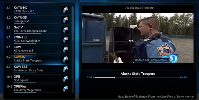How to Watch Live Broadcast TV Using Kodi and NextPVR