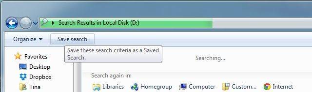 Set Up Windows Smart Folders by Saving Your Searches