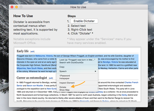 Dictater Adds Controls to Your Mac's Text To Speech Function