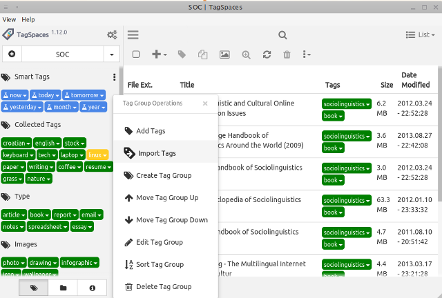 Tag, You're It! How to Manage Files on Linux with TagSpaces