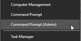 Command Prompt Admin Windows 10