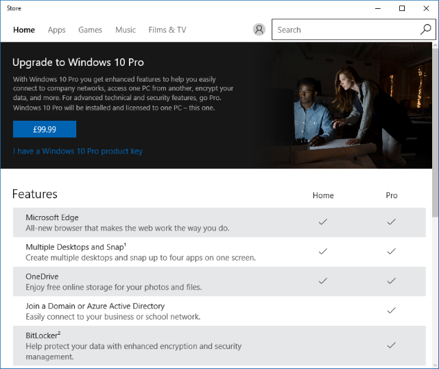 How to Upgrade from Windows 10 Home to Professional Edition