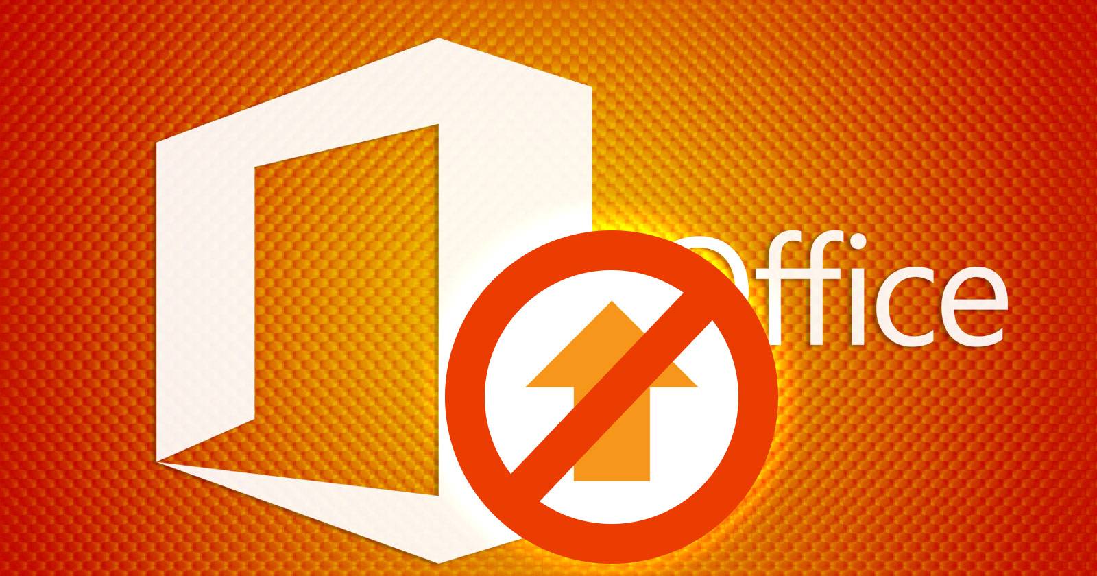How to Disable the Microsoft Office Upload Center