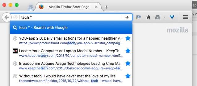 How to Get Better Search Results in Firefox Using Modifiers