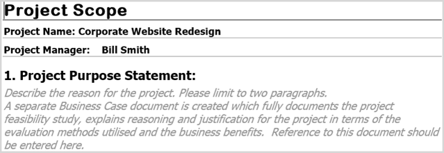 How to Manage Your Project with Word Templates