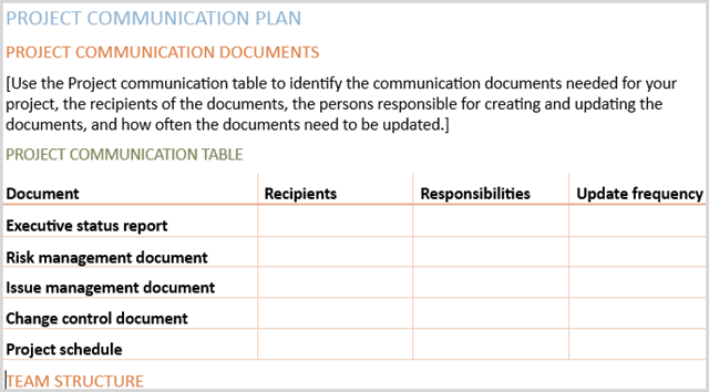 How to Manage Your Project with Word Templates