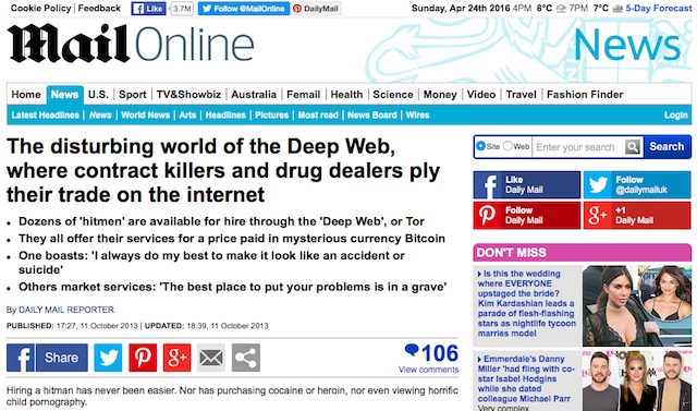 Dark web pornography