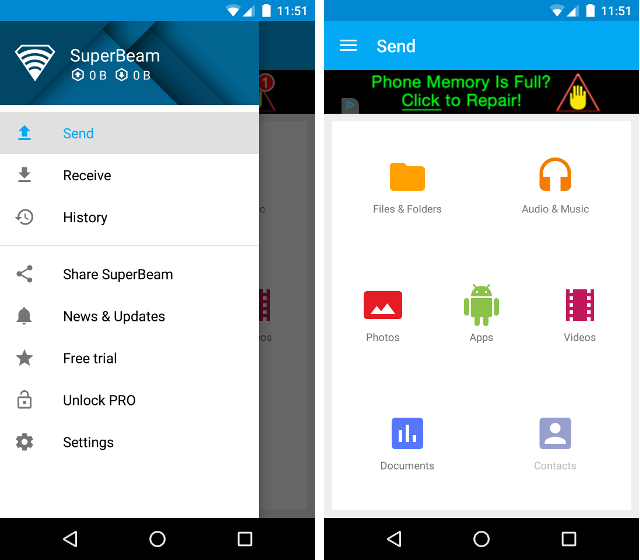 5 Unique and Cloud-Free Android Apps for Easy File Transfers