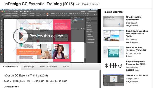 Training Course Indesign Strength 10 Great Design Courses on Lynda That'll Supercharge Your Skills