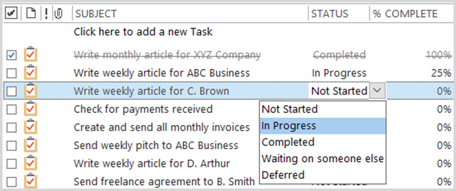 How to Use Outlook for Simple Task and Project Management