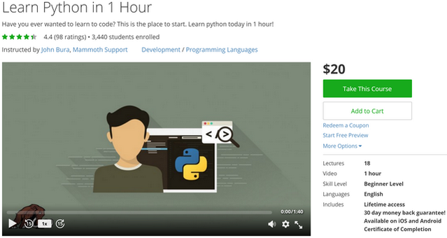 5 Courses That'll Take You from Python Beginner to Pro