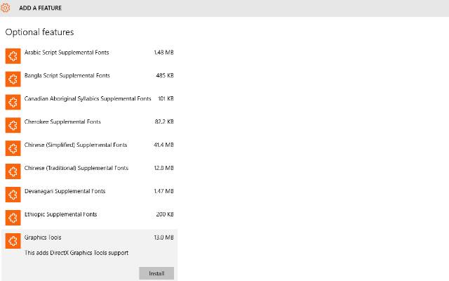 How to Set Up Extra Optional Features in Windows 10
