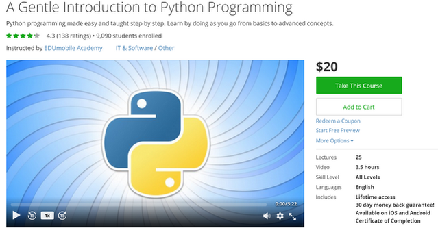 5 Courses That'll Take You from Python Beginner to Pro
