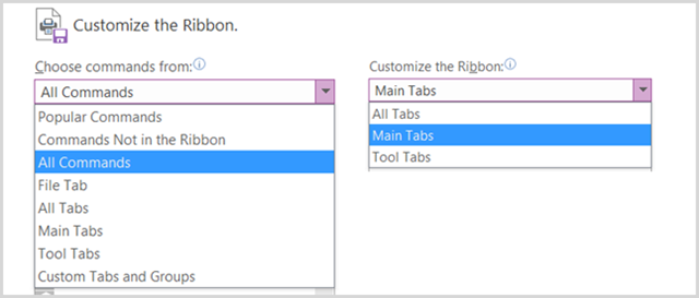 All Apps Ribbon Button How to Optimize the Office 2016 Ribbon or Menu Interface