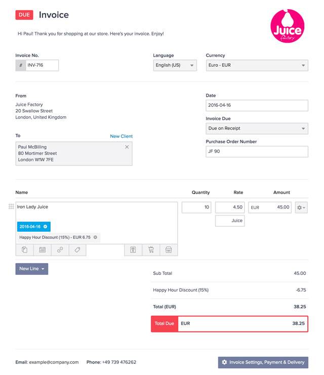 Make, Send, & Track Invoices Quickly & Easily with Invoicely