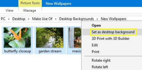 Select Desktop Background Image 6 Ways to Customize Your Desktop Wallpaper in Windows