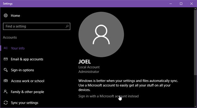 Windows Account Extension How to Connect a Microsoft Account to Windows 10