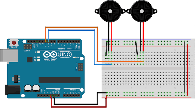 Arduino Piezo Circuit