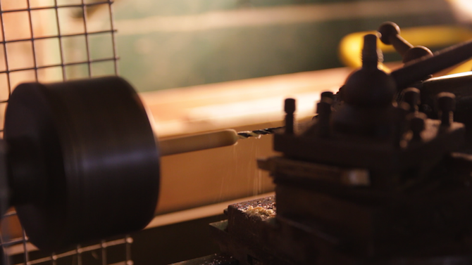 Dowel Lathe Buzzwire Handle