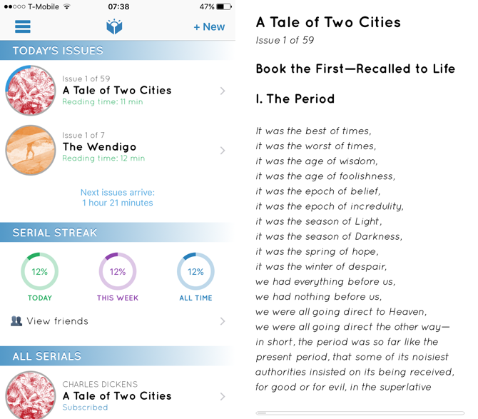 How to Read More Books Using Serial Reading Apps