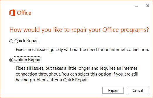 How to Repair Your Microsoft Office Application