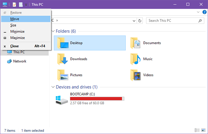 How to Move a Window Pixel-by-Pixel in Windows 10