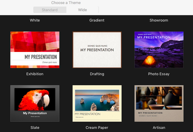 keynote themes