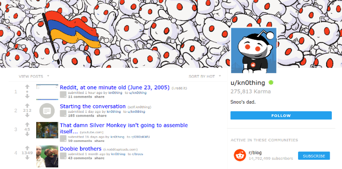 Reddit Adds Profile Pages to Be More Like Facebook