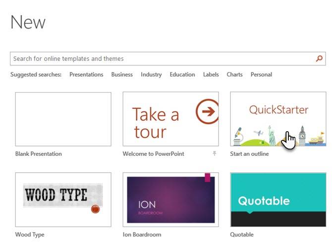 Quick Start Guide Powerpoint PowerPoint QuickStarter Instantly Outlines Any New Presentation and ...