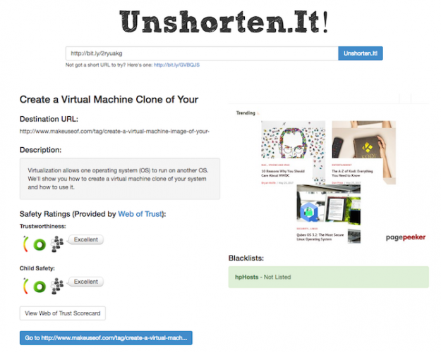 How to Peek at Shortened URLs Without Clicking on Them