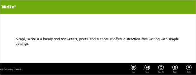simply write windows app