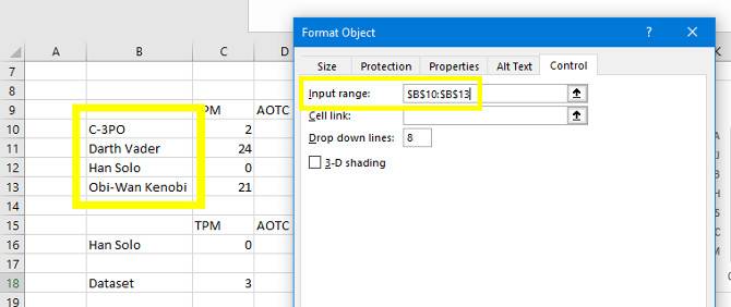 How to Create Interactive Excel Charts With the INDEX Formula