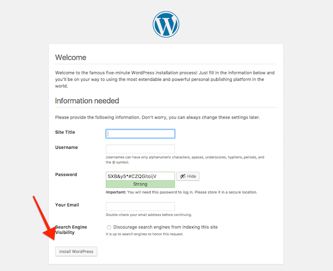 How to Install WordPress on a Virtual Server for Free Using Cloud9